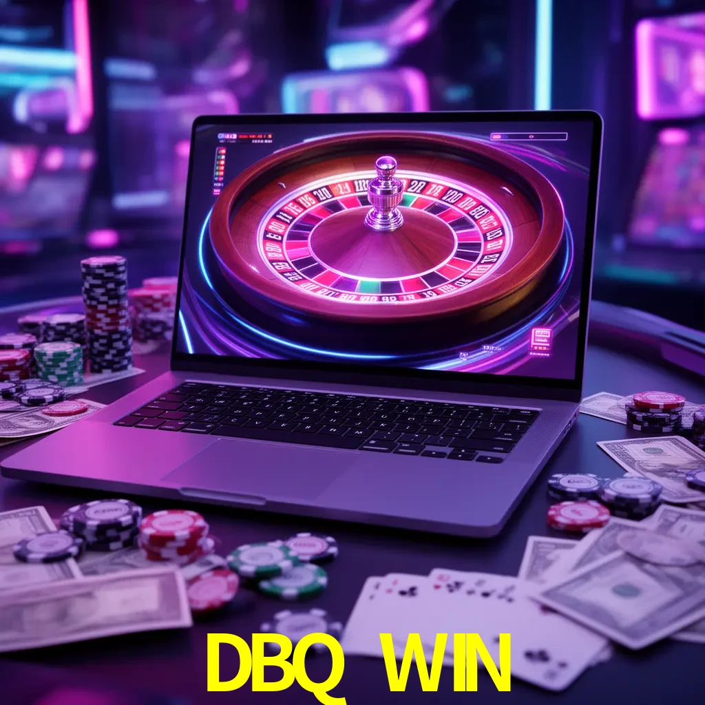 Centro móvil DBQ WIN con casino, cajero, bonos, app y acceso de cuenta para México